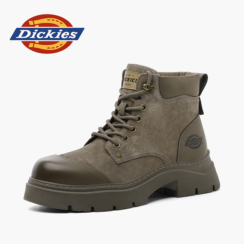 Dickies马丁靴男防滑户外工装靴
