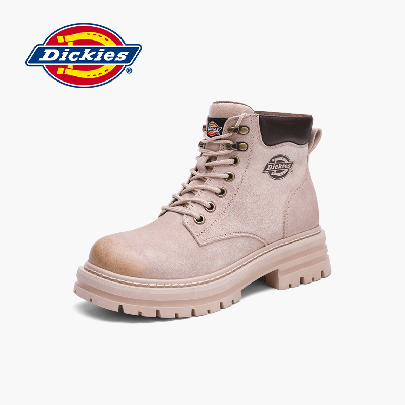 Dickies厚底马丁靴女甜酷短靴