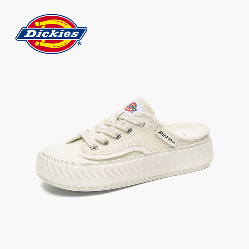 Dickies懒人鞋女鞋半拖帆布鞋