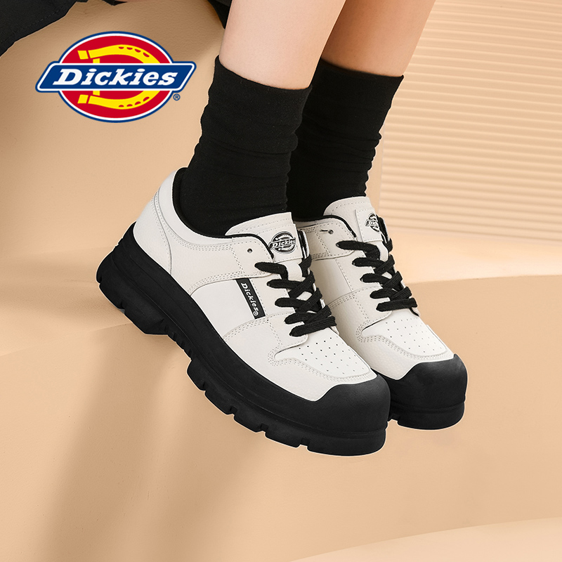 Dickies小皮鞋女休闲厚底乐福鞋