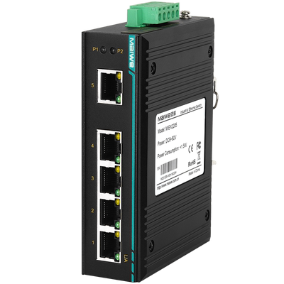 迈威5口工业级交换机交直流可选