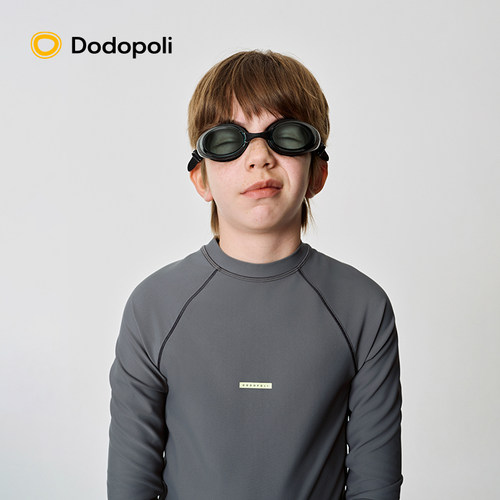 Dodopoli儿童分体泳衣户外防晒抗氯冲浪25夏男童长袖平角裤潜水服
