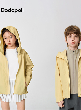 Dodopoli Voyager儿童软壳梭织外套防风防泼水男女春秋户外运动服