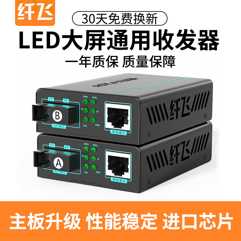 LED大屏专用光纤收发器