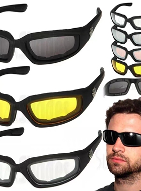 原装正品美国chopper摩托车哈雷 防远光夜间增亮 骑行护目太阳镜