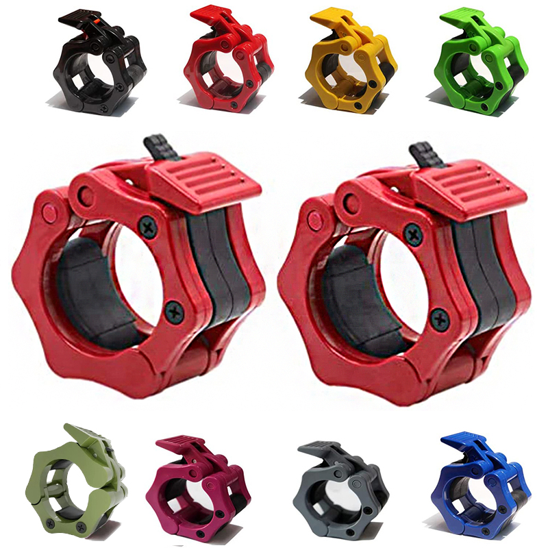 5cm杠铃快速卡扣 通用奧杆杠夹子哑铃片固定卡扣夹举重卧推哑铃锁