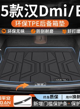 适用于2025款比亚迪汉DMi专用TPE后备箱垫汽车装饰用品25新24汉EV
