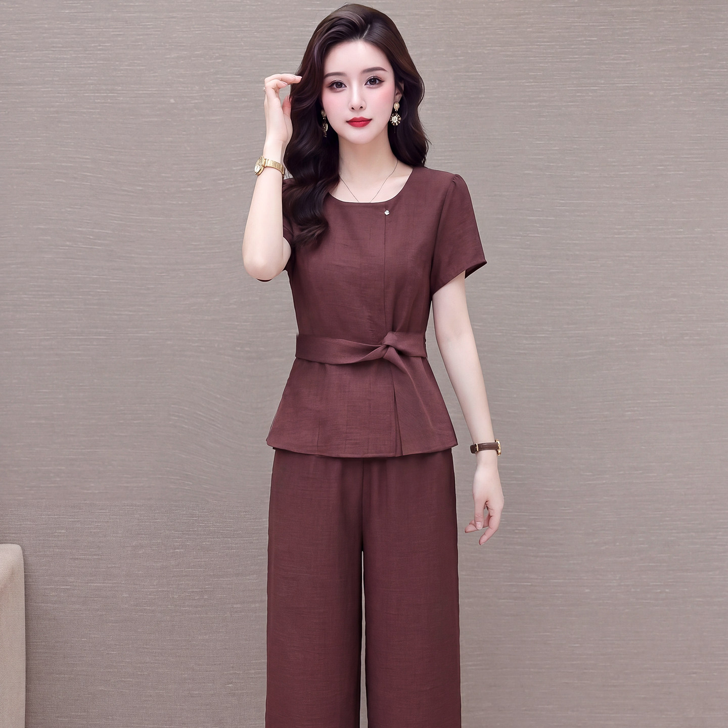 贵夫人品牌两件套装女夏轻奢高级感超火减龄巨好看时尚气质女人味