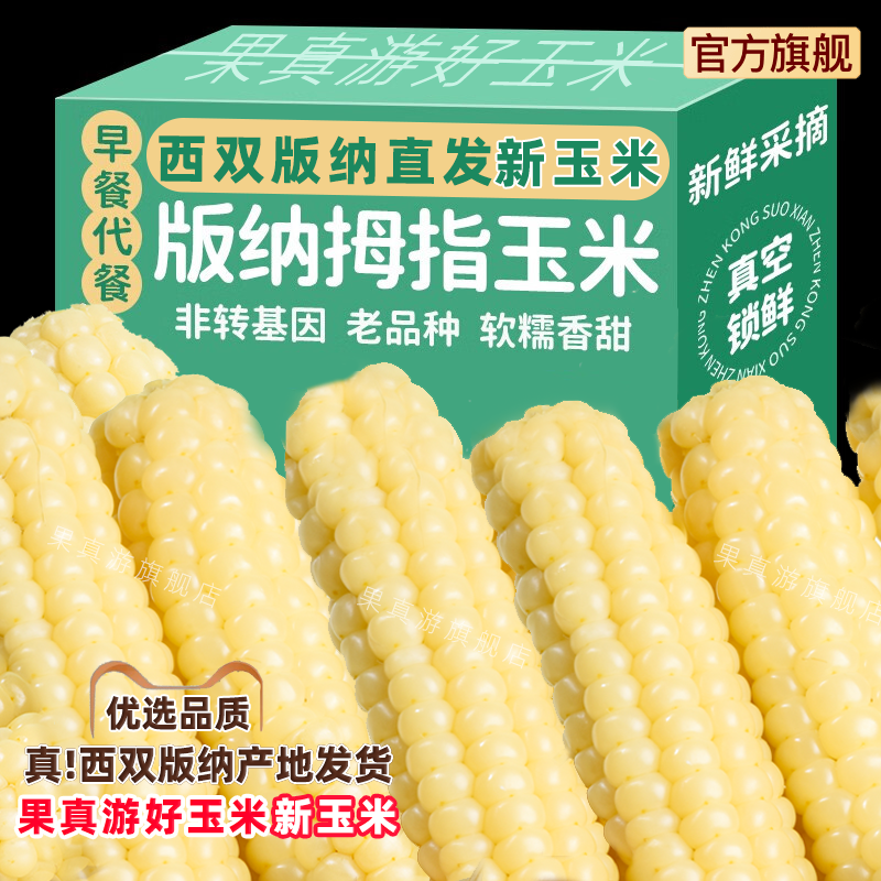 西双版纳直发！拇指香甜糯新玉米