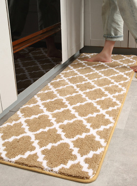 New Nordic stylelong strip kitchen floor mat bathroom carpet
