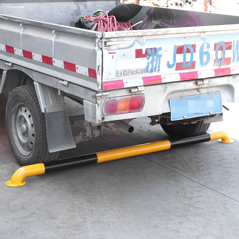 钢管U型挡车器护栏防撞杆马路隔离护栏阻车停车桩车位定柱/地桩