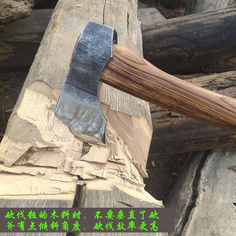 2023新品迷你野营加长345户外500砍伐斧家用消防劈柴防身斧