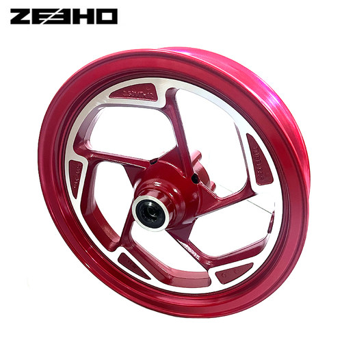 ZEEHO电动车原厂配件 极核AE4 AE5 AE8 前轮辋总成 前钢圈 前轮毂