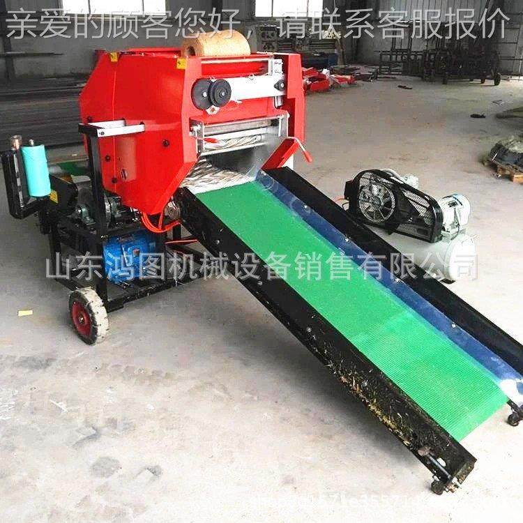 青贮牧饲料包打捆包膜机湿秸草秆揉丝打机养干牛场草料青SUV储压