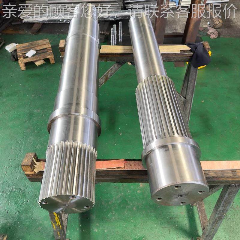 大型非标渐开线花键轴REP多花键键套 机械传动齿45渐号钢开线花轴