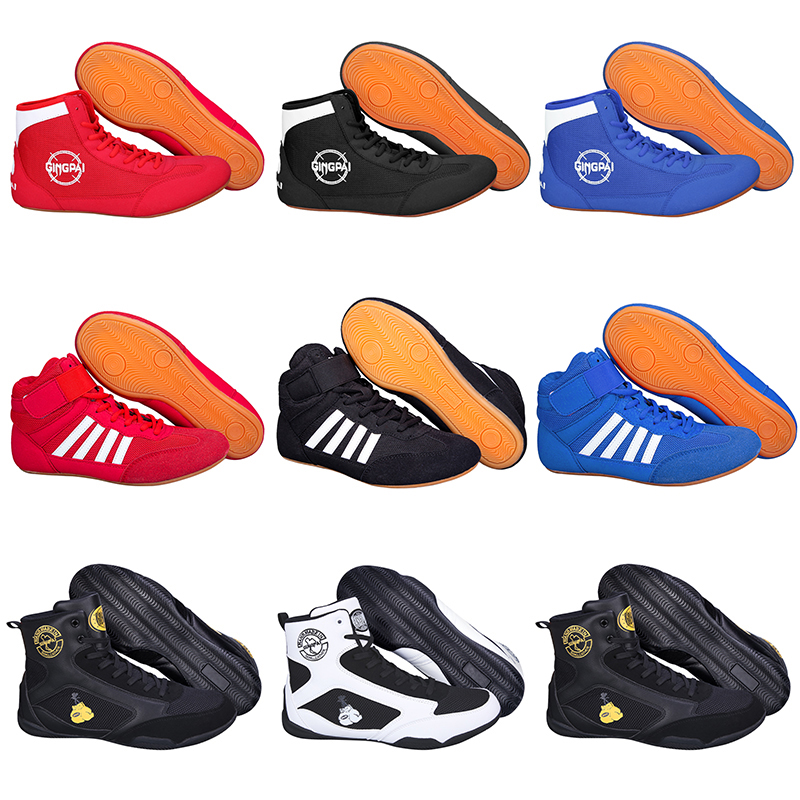 高帮拳击鞋男女儿童散打搏击