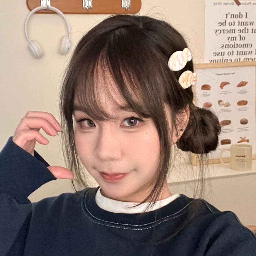可爱刘海夹边夹学生发卡彩色春款