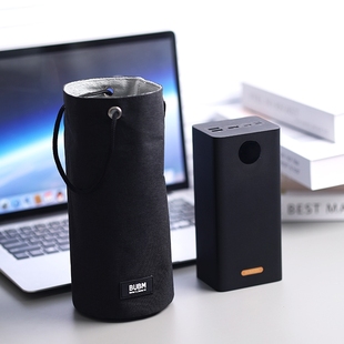 适用于倍思60000毫安大用量充电宝收纳袋防尘罩旅行便携防水加绒保护整理便携袋拉绳款多用途合一手提袋