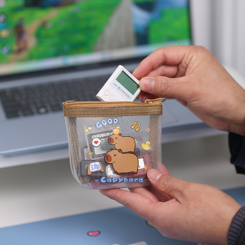 收纳包可爱卡通小河豚防尘