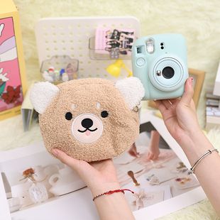 适用于富士拍立得mini12相机收纳包斜挎包可拆卸背带卡通可爱收纳防震减压抗摔收纳包便携多用途合一