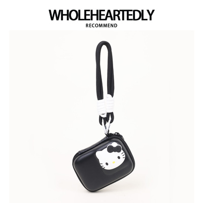 软萌硅胶KT猫便携收纳盒