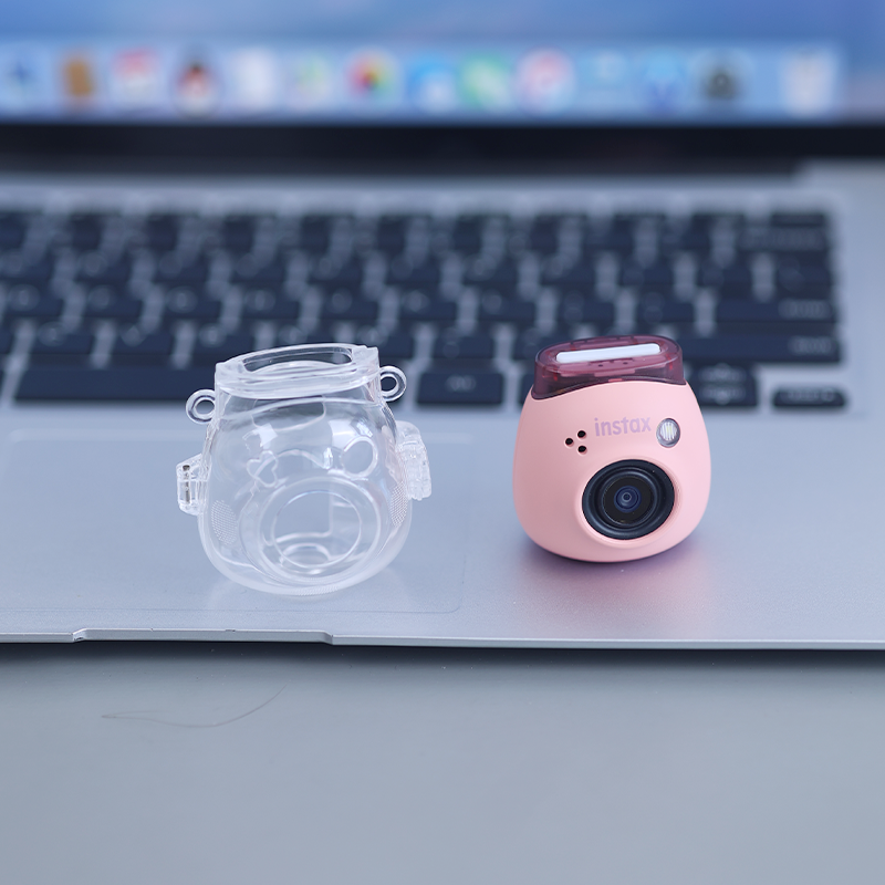 适用于富士instax Pal拍照精灵水晶壳 带自拍镜高透透明壳搭配挂绳可爱小狗贴纸黄油小熊贴纸 简约防摔便携,3C数码配件,数码相机包,淘宝优惠券,粉丝福利购,淘宝优惠卷
