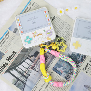 可爱ins星星挂件款适用于百词斩MAX水晶壳 高透明硅胶材质保护壳3.52英寸款单词机专用保护壳子搭配挂绳贴纸