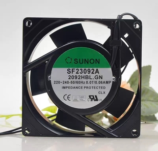 SF23092A 9厘米220V 2092HBL 9225 散热风扇机柜风机 SL.GN SUNON