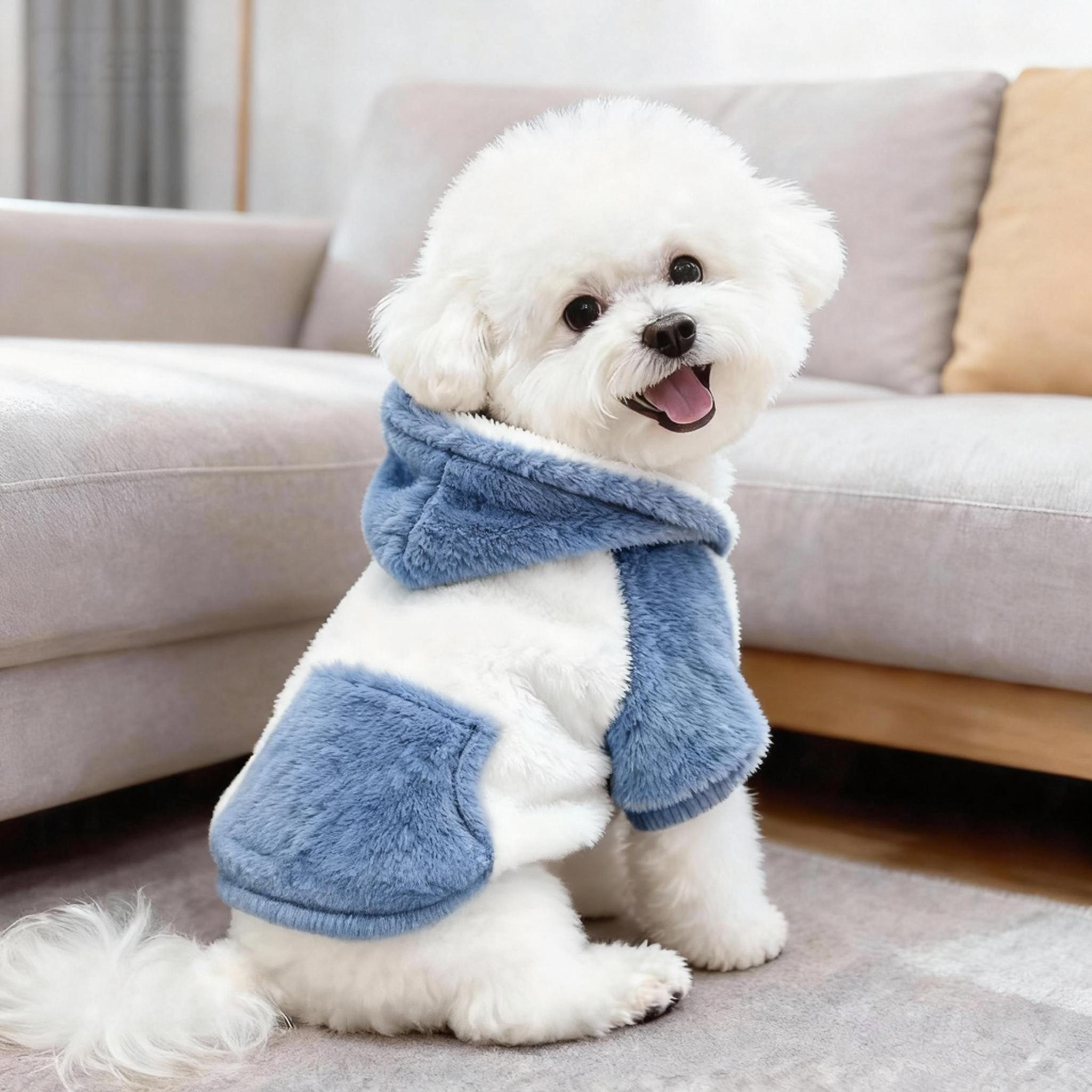 狗狗衣服可牵引秋冬棉衣