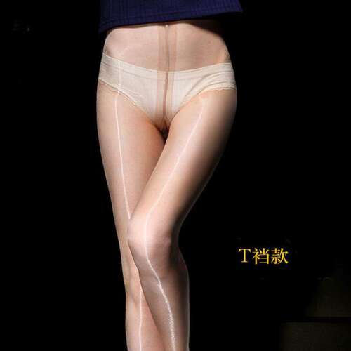 极光无缝360全透明连裤袜超薄油亮男女士丝袜马油袜