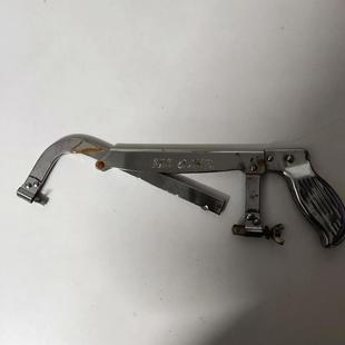 清货可调节活动钢锯架 白色镀铬  加厚钢锯弓手锯