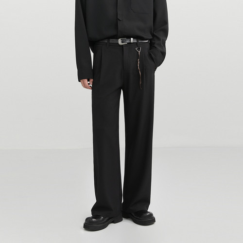 伯爵卓尔男士秋季直筒西装裤