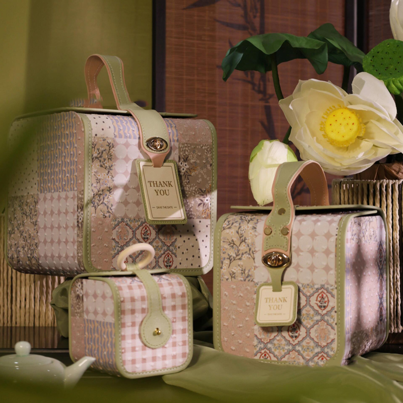 新款伴手礼盒新中式国风喜糖盒满月生日宴伴手礼结婚回礼礼品礼盒