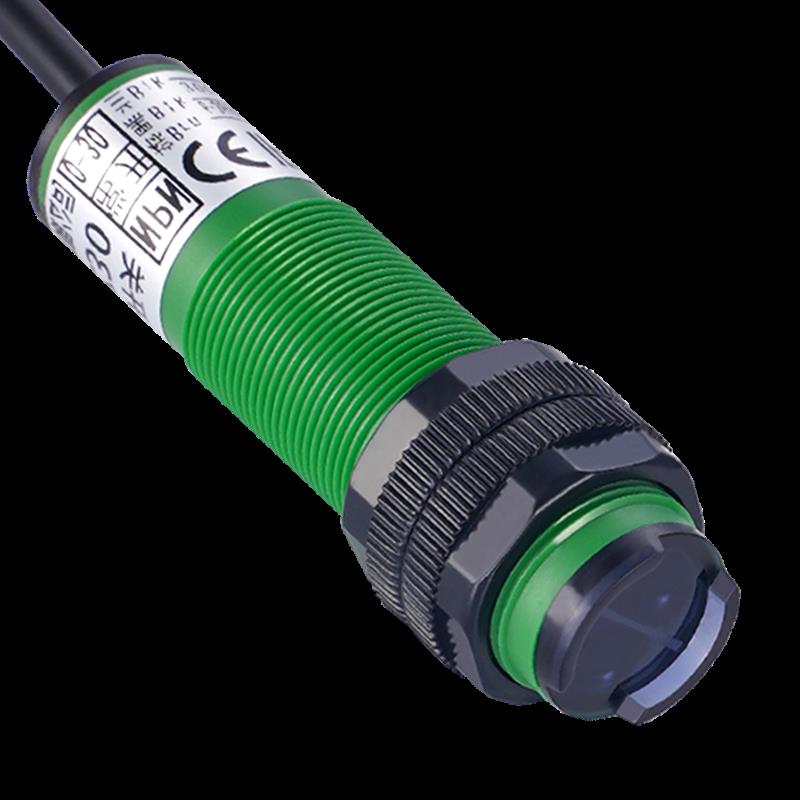 光电感应开关红外三线24VNPN常开检测E3F-DS30C4传感器FY18-DZ30