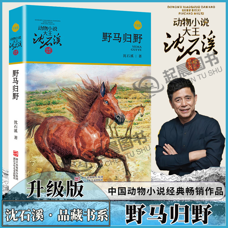 野马归野 正版 沈石溪著 动物小说大王沈石溪品藏书系 经典儿童文学小说故事书小学生三四年级五六年级课外书 浙江少年儿童出版社图片