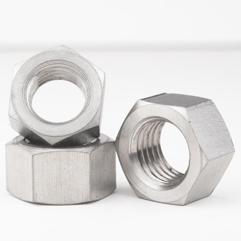 TA2纯钛六角螺母钛合金螺丝帽大全M3M4M5M6M8M10M12M14M16M18M20