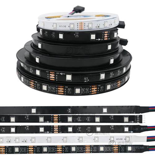 le0灯带5V5050rgb黑板3灯12灯 usbd单色七彩5V5050RG电视脑电氛围