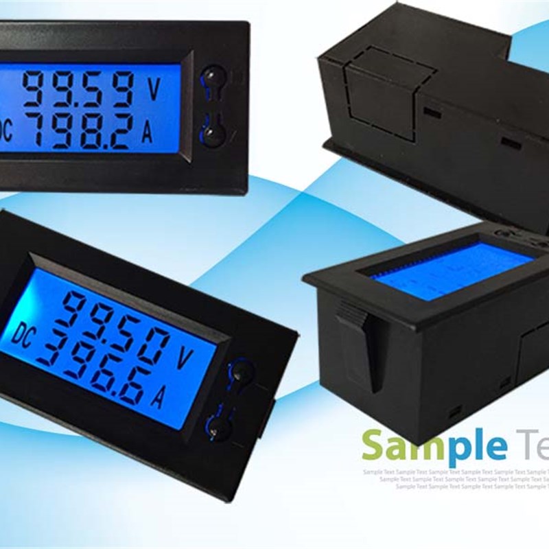 LCD直流双显数显电压表电流表DC9-100V 5135 300A400A500A DV29