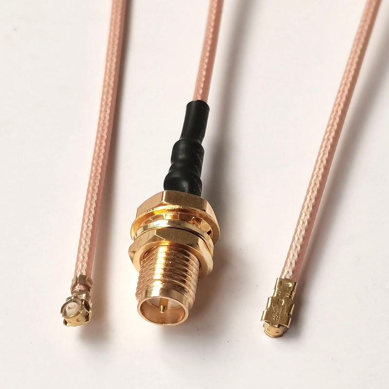 SMA针转IPEX连接线 wifi无线3G4G模块网卡天线转接线 SMA外螺内针