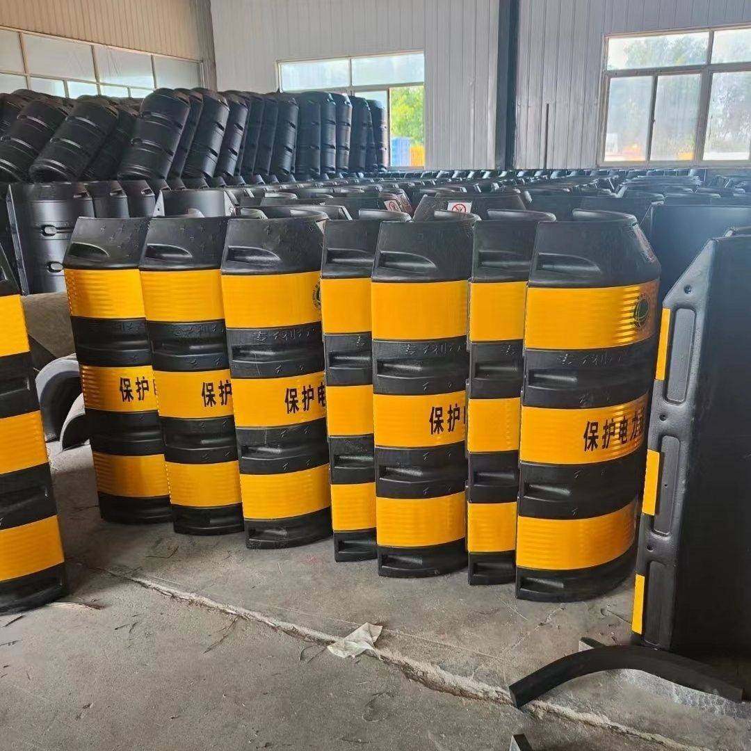 安全反光路灯杆桶警示柱防撞墩子交通圆形桶桶防撞电线柱防撞杆