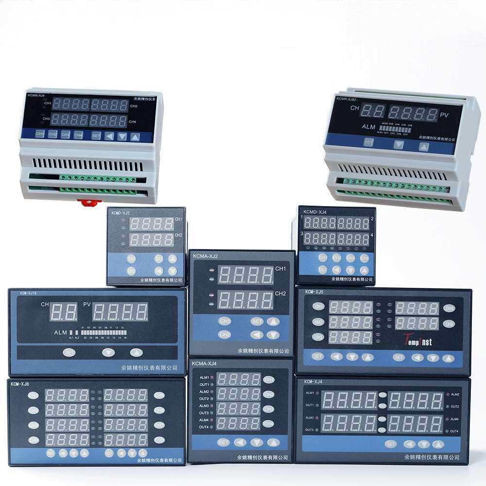 精创多通道温控仪四路五路八路4-20mA的智能PID控制温度仪表RS485