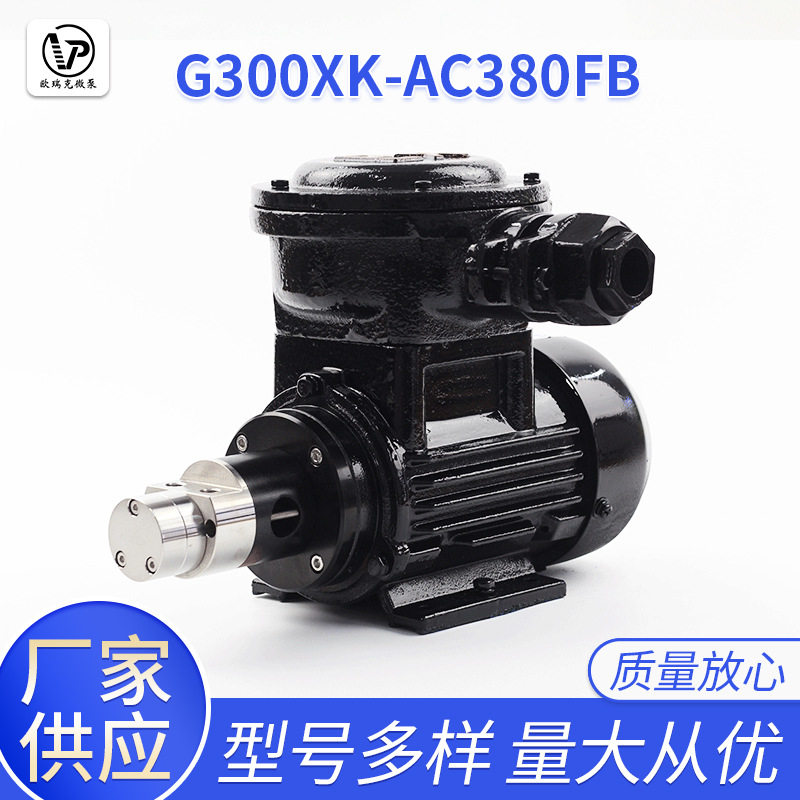 厂家直供G317XK/AC380FB交流防爆微型齿轮泵油泵油墨泵omp欧瑞克