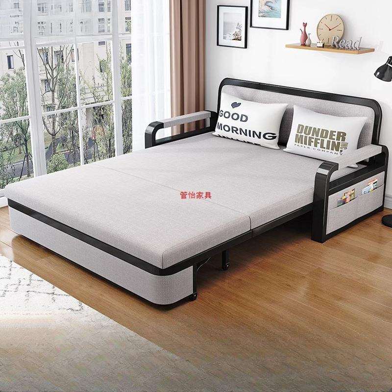 沙发床可折叠两用客厅多功能小户型可拆洗2024卧室双人伸缩钢结构