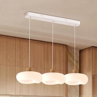 云团吊灯现代极简约奶油风吧台吊灯餐厅餐桌饭厅创意灯具