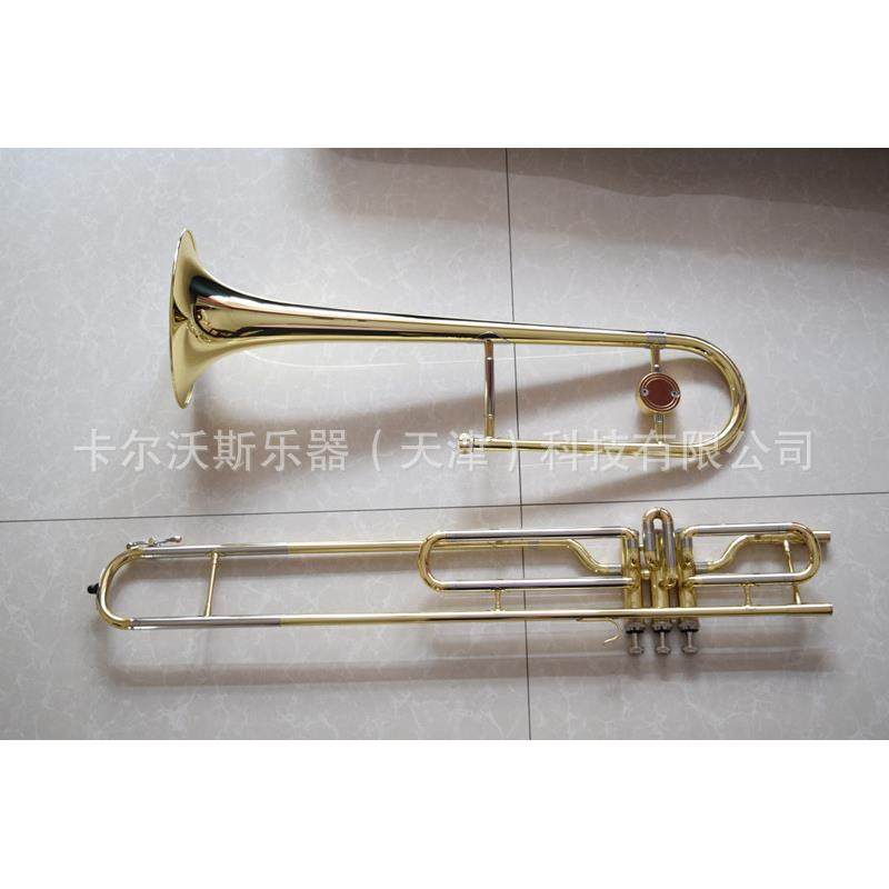 行进长号立键拉管长号JK320行进长号降B调立键活塞长号乐器