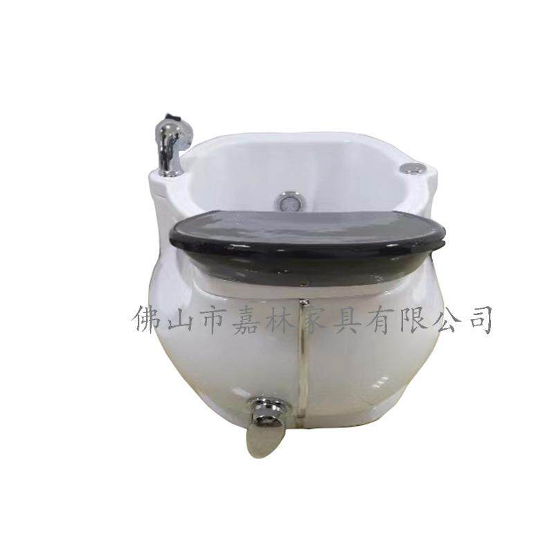 亚克力钢沐足水疗设备洗脚足浴盆七彩灯冲浪按摩家用泡脚盆