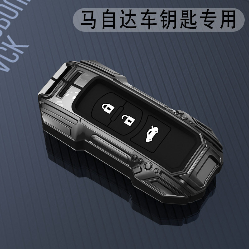 适用改装马自达钥匙套cx4包cx5昂克赛拉3阿特兹6睿翼7扣cx9壳