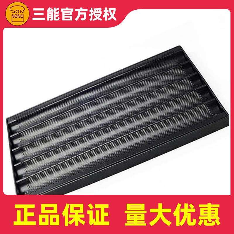 三能法棍烤盘4槽5槽法式面包多连烤盘商用烘焙模具黑色不沾SN1594