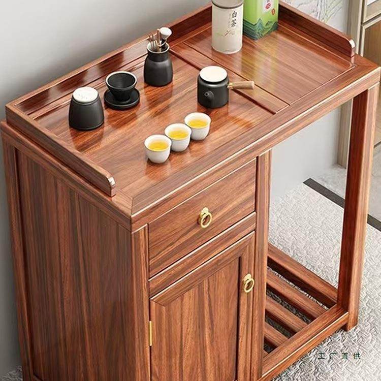 全实木中式移动茶水柜家用客厅阳台烧水壶一体大板茶台侧边茶边柜,电子元器件市场,其它元器件,淘宝优惠券,粉丝福利购,淘宝优惠卷