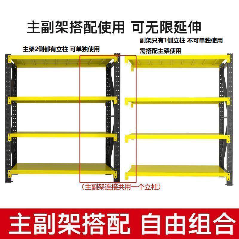 仓储货架置物架多层商用储物架超市储藏架家用车库地下室收纳架子
